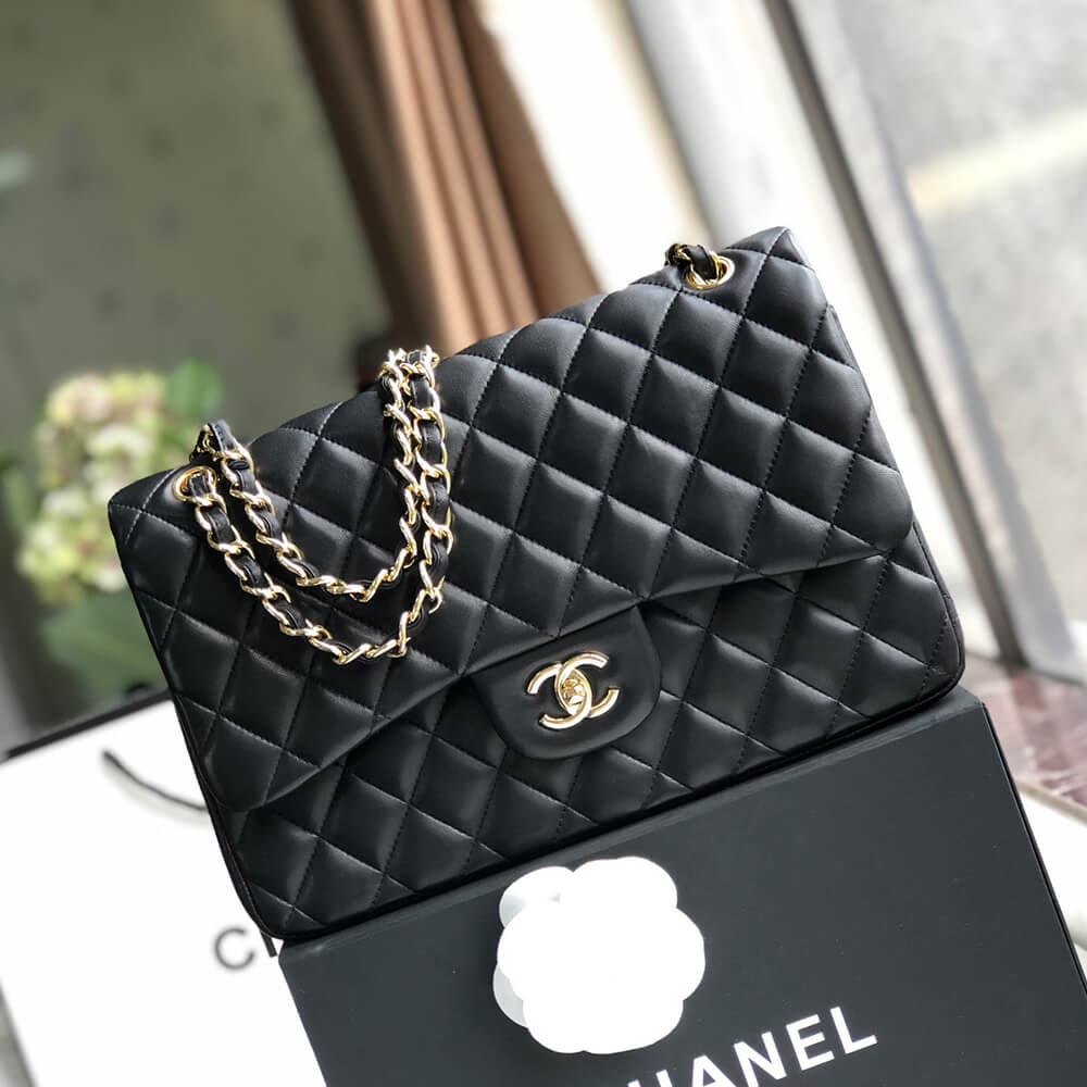 Ch**el classic double flap jumbo