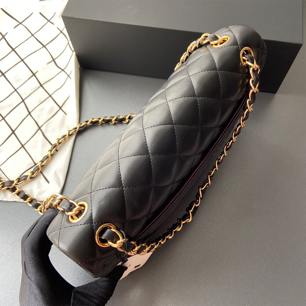 Ch**el classic double flap jumbo