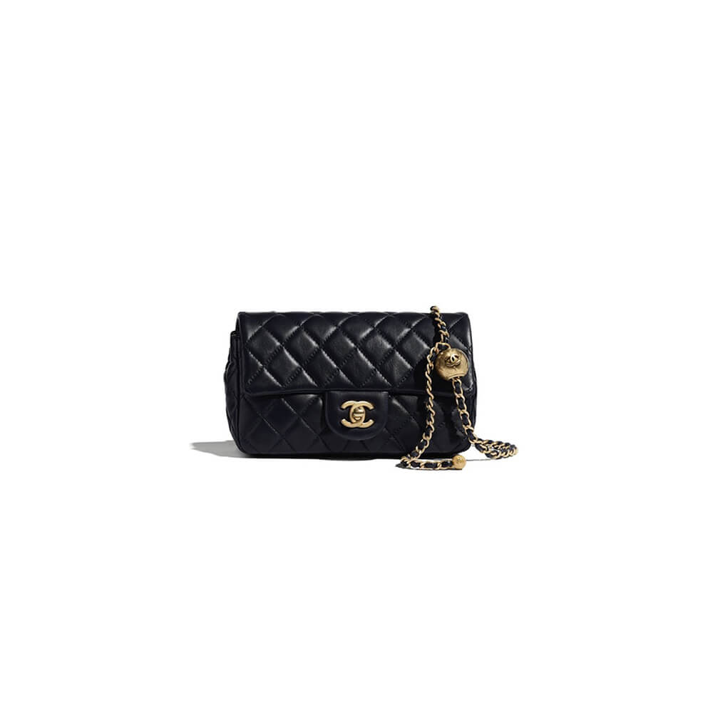 Ch**el pearl crush mini rectangular flap