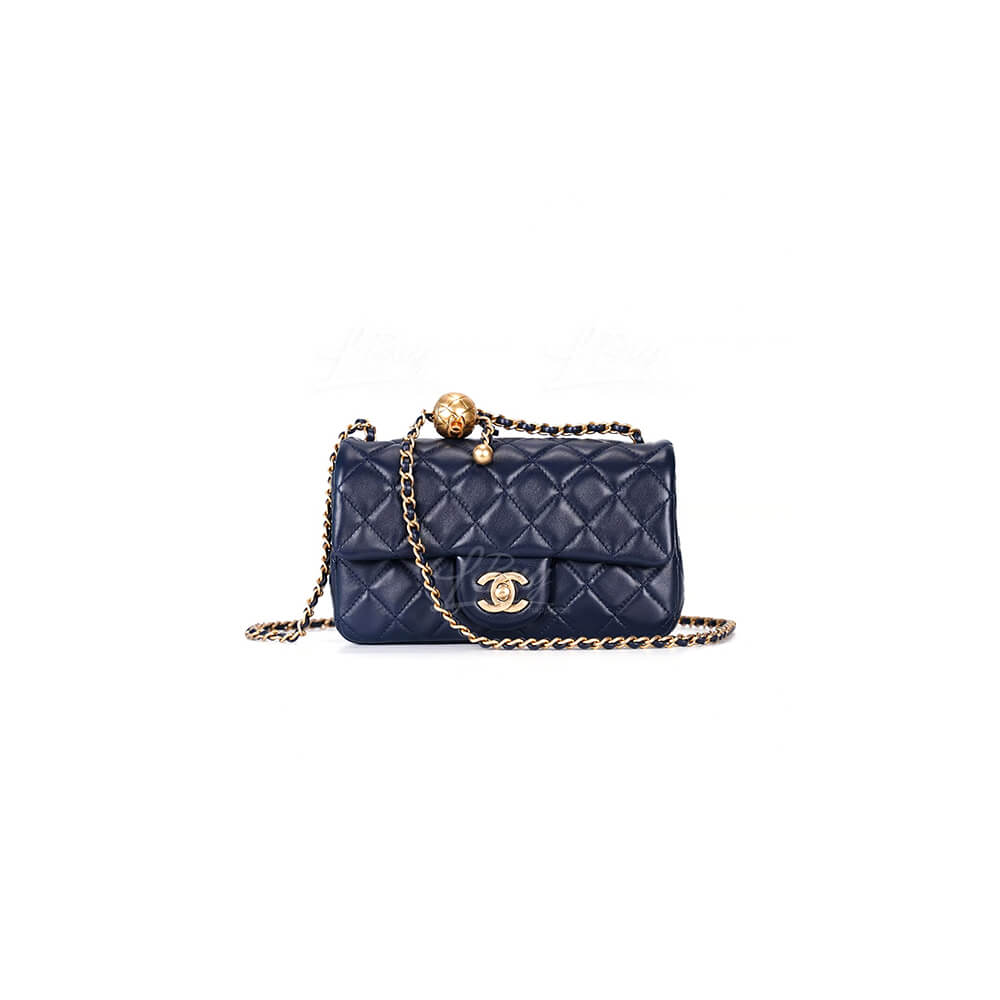Ch**el pearl crush mini rectangular flap