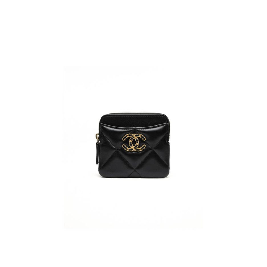 Ch**el 19 zipped coin purse